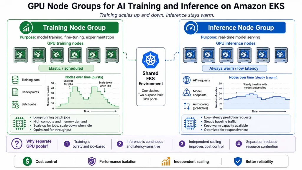 GPU Node Groups for AI Training and Inference on Amazon EKS